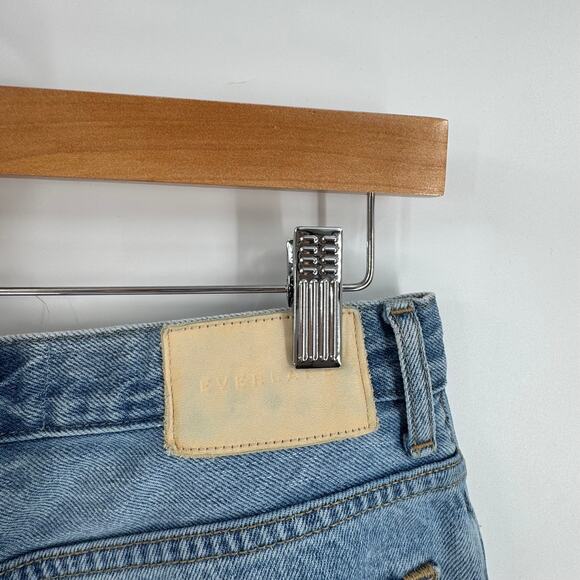 Everlane Medium Wash Button Fly The 90s Cheeky Jean Organic Cotton 25R - Picture 8 of 9